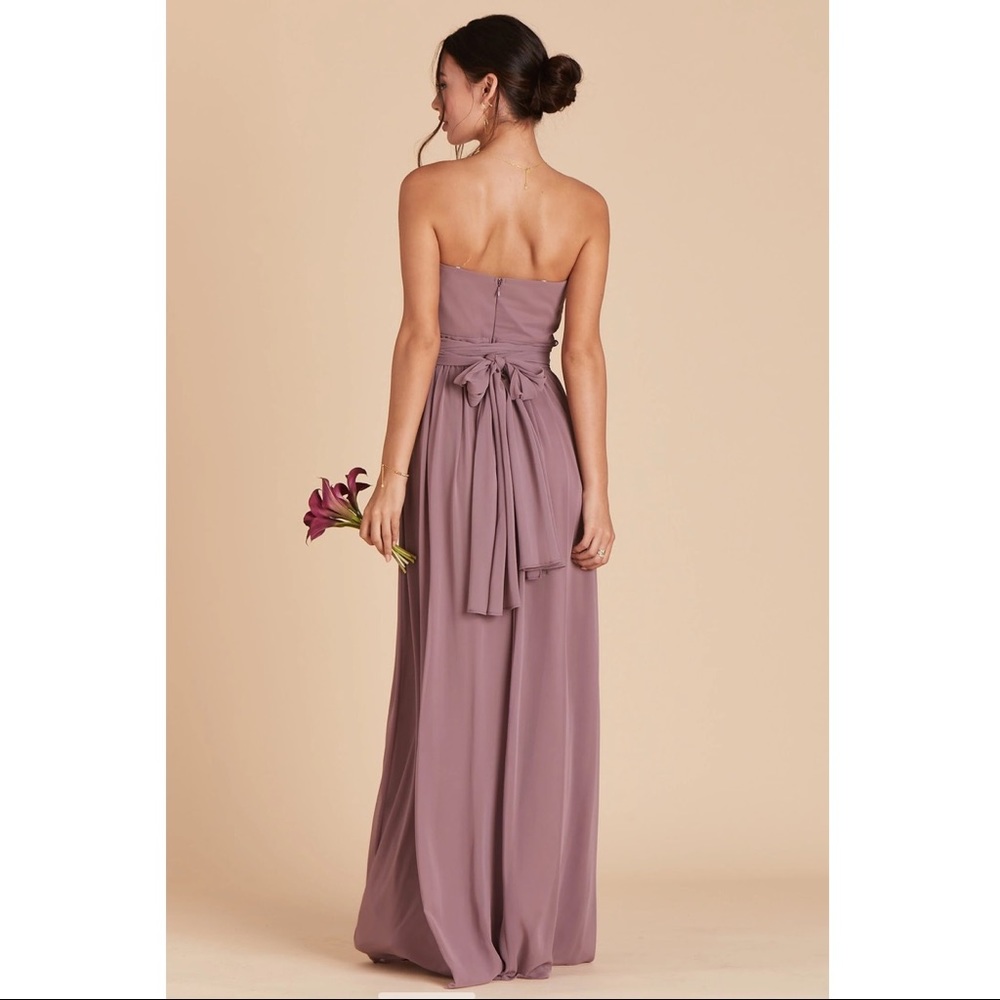 Birdie Grey Grace Convertible Dress in Dark Mauve - Picture 3 of 7